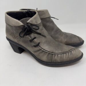 Reiker Rebecca Leather Ankle Boots
